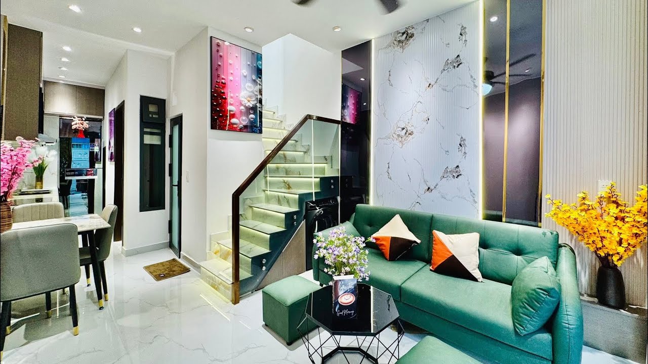 Nhà phố hiện đại 3 tầng tại Phường Quang Trung